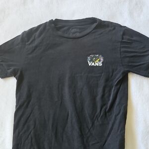 Vans Charcoal Tee with Vibrant Logo